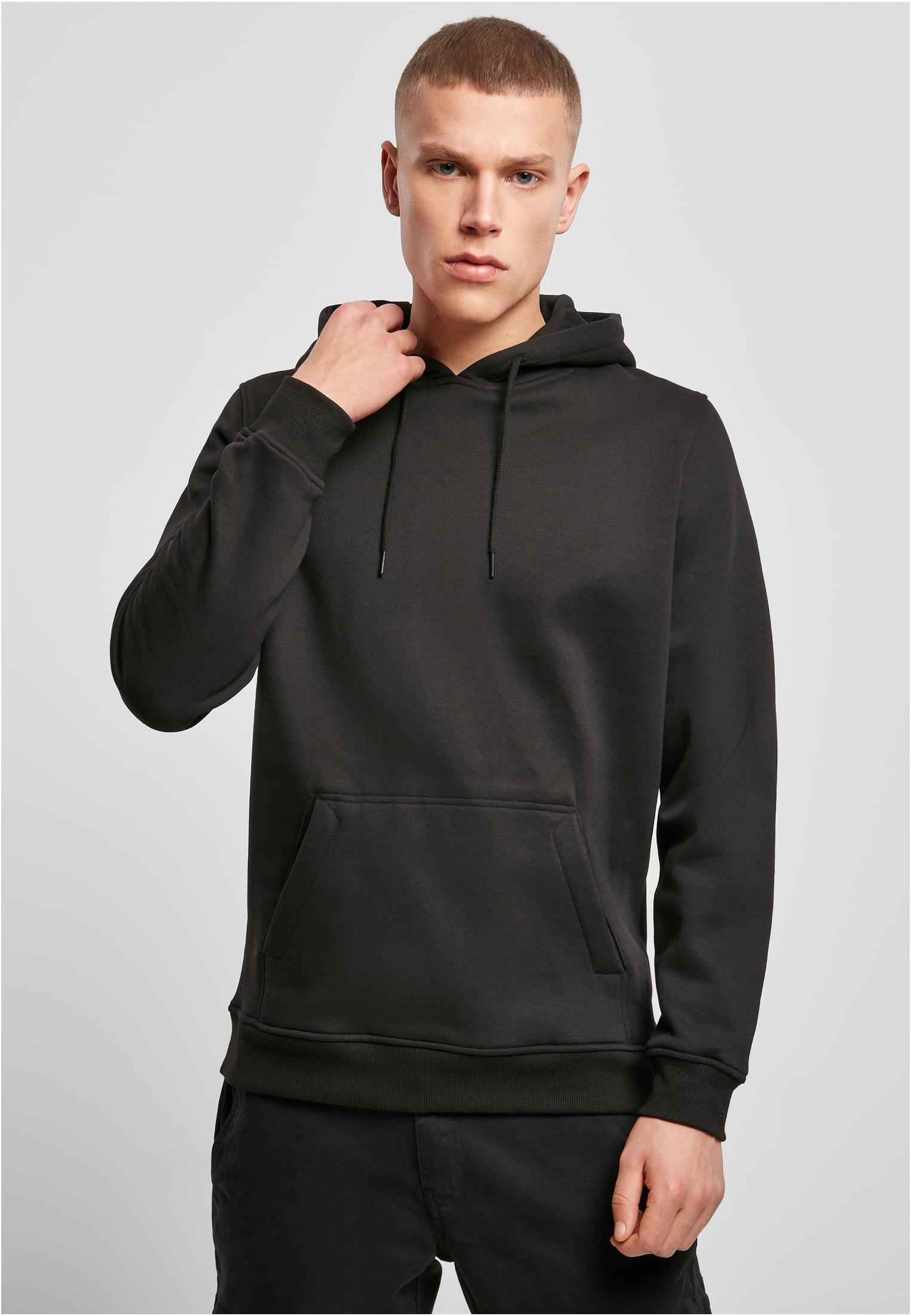 Hoodie Zwart Regular Heavy Hoodie Regular Fit 300GSM - Afbeelding 1