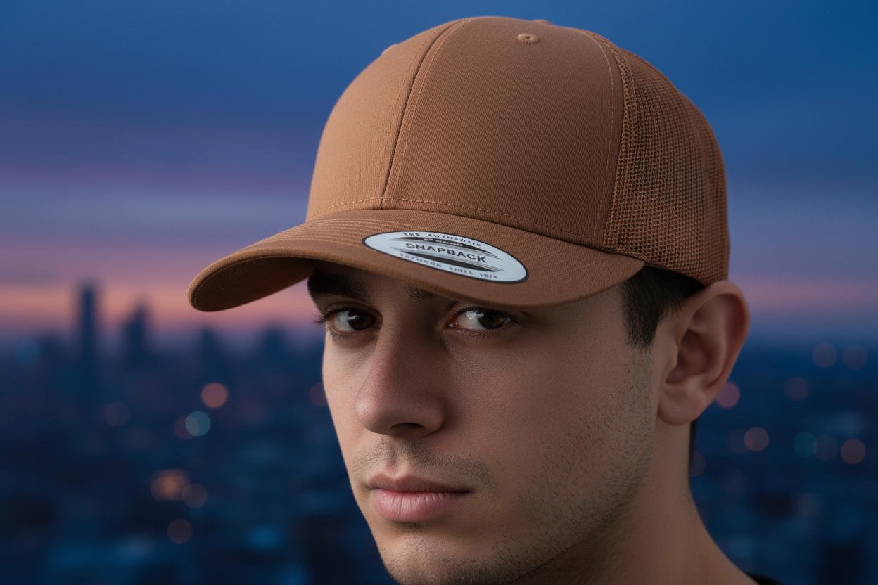 60 borduurstudio personaliseren kleding caps hoodies Yupoong Trucker 6 Panel - Afbeelding 1