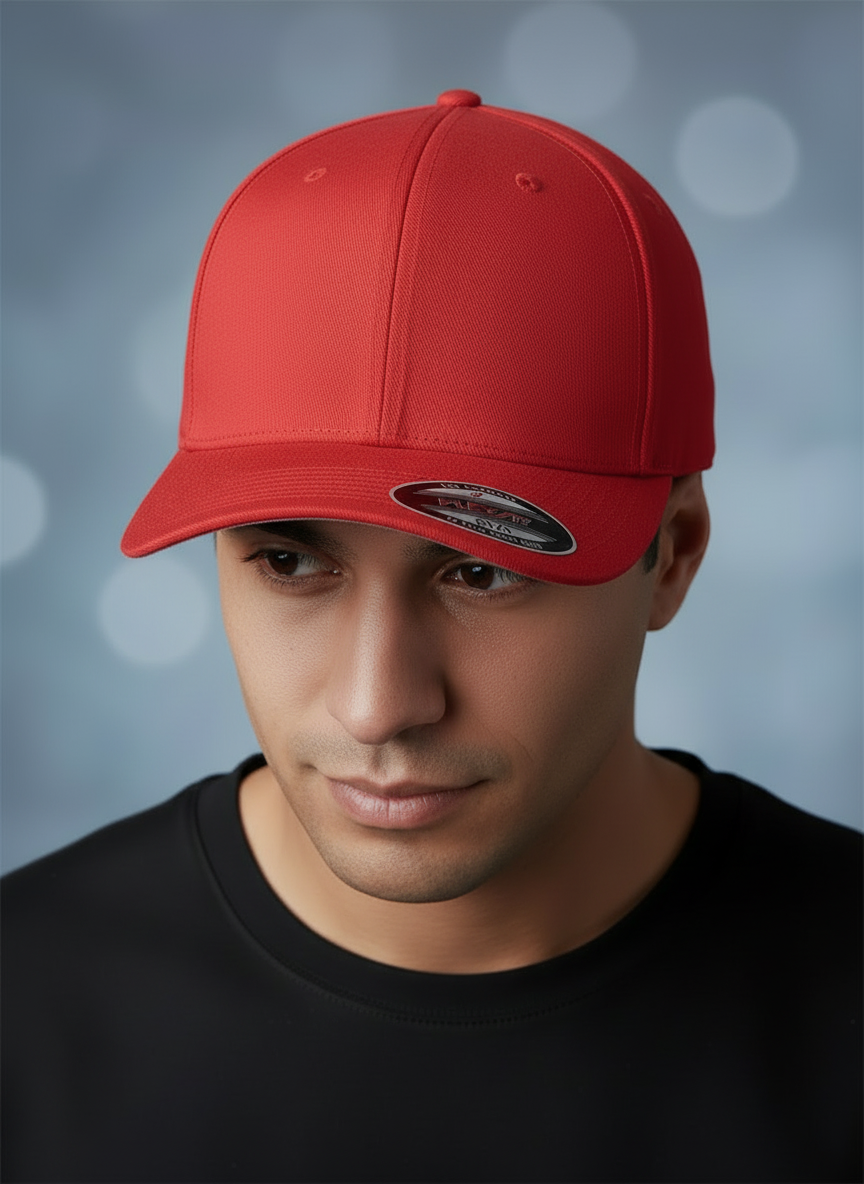 Flexfit 110 Fitted 6277 Rood Flexfit 110 Fitted 6277 - Afbeelding 1