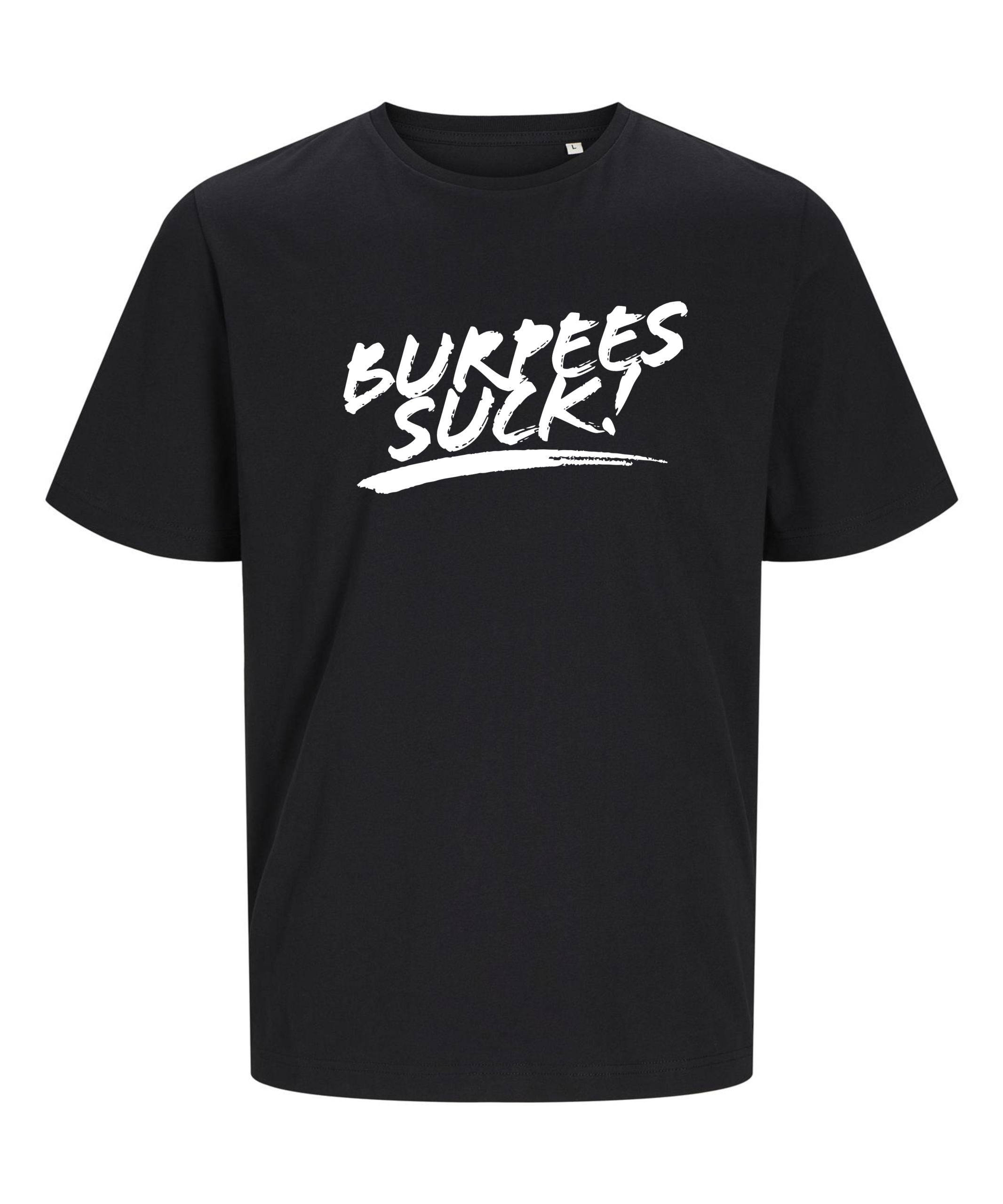 T-SHirt Black Burpees Suck Crossfit T-Shirt Burpees Suck! - Afbeelding 1